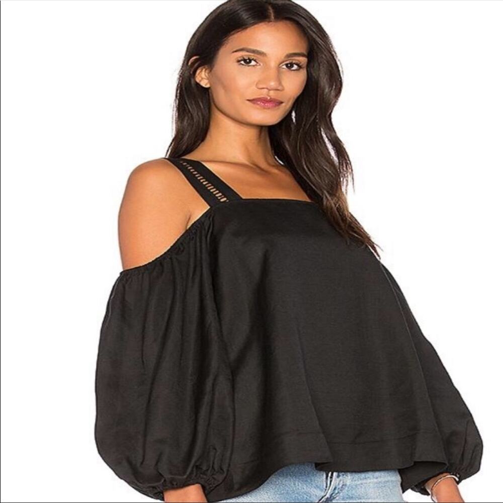Revolve Blaque Label Cold Shoulder Top - Picture 4 of 12